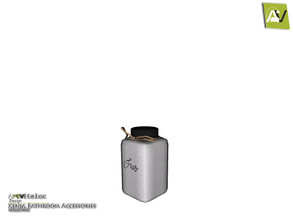 Sims 3 — Xenia Tall Jar With Lid by ArtVitalex — - Xenia Tall Jar With Lid - ArtVitalex@TSR, Dec 2020