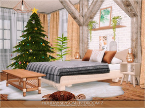 Sims 4 — Holiday Season - Bedroom 2 by MychQQQ — $ 13,677 Size: 9x5
