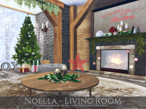Sims 4 — Noella - Living Room by Rirann — $ 6803 Size: 7x6 Short Wall