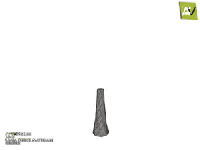 Sims 3 — Umea Carved Vase Flat by ArtVitalex — - Umea Carved Vase Flat - ArtVitalex@TSR, Dec 2020