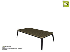 Sims 3 — Inglewood Coffee Table by ArtVitalex — - Inglewood Coffee Table - ArtVitalex@TSR, Dec 2020