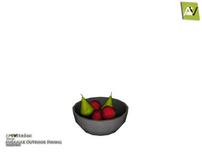 Sims 3 — Miramar Fruits Plate by ArtVitalex — - Miramar Fruits Plate - ArtVitalex@TSR, Dec 2020