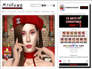 Sims 4 — CHRISTMAS 2020 - Pixie Dust Glitter Eyeshadow by cherrymyshuno — - 13 swatches - teen - elder - base game