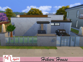 Sims 4 — Hikari House by Lyca02 — Hikari House by Lyca02 Lot: 40x20 Inspired Japan Modern Home This Build contains: 1