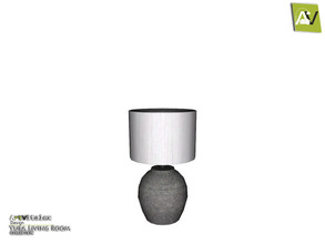 Sims 3 — Yuba Table Lamp by ArtVitalex — - Yuba Table Lamp - ArtVitalex@TSR, Dec 2020