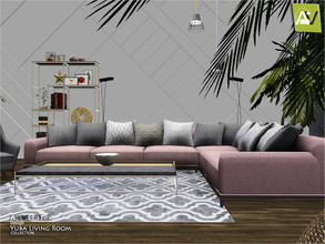 Sims 3 — Yuba Living Room by ArtVitalex — - Yuba Living Room - ArtVitalex@TSR, Dec 2020 - All objects are recolorable -