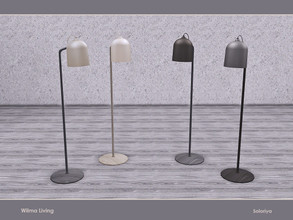 Sims 4 — Wilma Living. Floor Light by soloriya — Functional floor light. Part of Wilma Living set. 4 color variations.