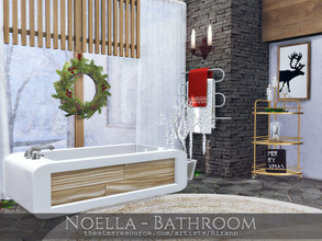 Sims 4 — Noella - Bathroom by Rirann — $ 10946 Size: 6x6 Short Wall 