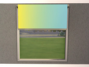 Sims 4 — It Takes Two Roller Blinds by seimar8 — Colourful roller blinds with a gradient coloured mixture of blue and