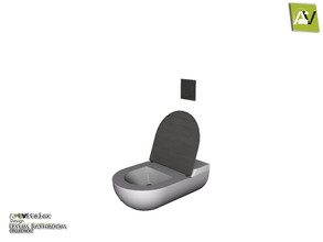 Sims 3 — Izyum Toilet With Open Lid by ArtVitalex — - Izyum Toilet With Open Lid - ArtVitalex@TSR, Dec 2020
