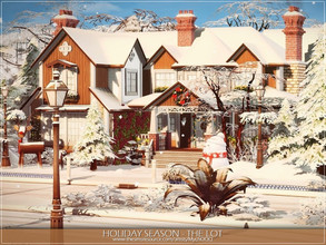 Sims 4 — Holiday Season - The Lot by MychQQQ — Lot: 30x30 Value: $165,887 Lot type: Residential House contains: - 3