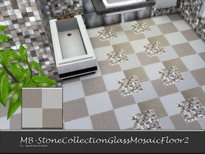 Sims 4 — MB-StoneCollectionGlassMosaicFloor2 by matomibotaki — MB-StoneCollectionGlassMosaicFloor2, elegant and classy