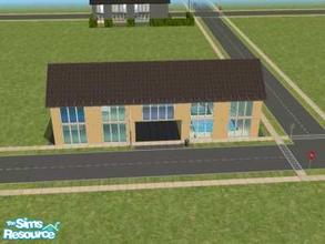 Sims 2 — 1 William Street by jrf_83 — Small two bed family home, family bathroom, kitchen/diner/living room, gym,