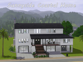 Sims 3 — Sunnyside Coastal Home by missyzim — 4 bedrooms, 3 1/2 bathrooms. No CC or store items.