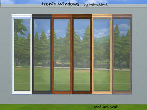 Sims 4 — Ironic MediumWall Closed by Mincsims — Diagonal is supported. a part of Ironic Set. It is optimized for Ironic