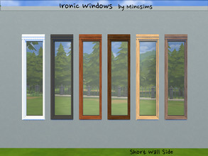 Sims 4 — Ironic ShortWall Closed Side by Mincsims — Diagonal is supported. a part of Ironic Set. It is optimized for