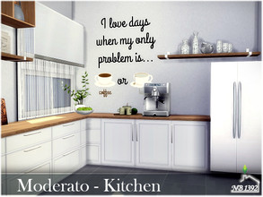 Sims 4 — Moderato - Kitchen by nobody13922 — Beautiful, bright and spacious kitchen in a Scandinavian style Size: 6x5