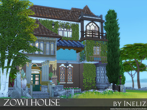 Sims 4 — Zowi House by Ineliz — Zowi House is designed for your most magical sims that desire to live separate from