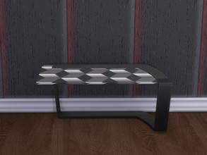 Sims 4 — Mad On BTS 3D Teen Computer Desk by seimar8 — A modern computer desk with an eye catching 3D illusion. Part of