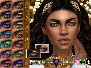 Sims 4 — Prestige Eyeshadow by EvilQuinzel — - Eyeshadow category; - Female and male; - Teen + ; - All species; - 16