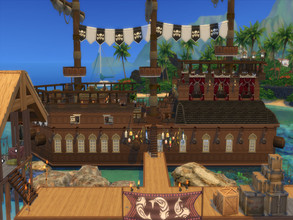 Sims 4 — Fish N' Eat Pirate Cruise by susancho932 — Ahoy Maties! Welcome to the Fish N' Eat Pirate Cruise. Here you can