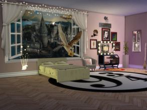 Sims 4 — It's A Harry Potter Thing Teen Set. by seimar8 — Please find 14 creations/recolours for a Harry Potter themed