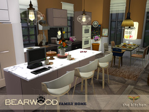 Sims 4 — Bearwood - the kitchen by fredbrenny — The heart of the Bearwood family home is without doubt the kitchen.
