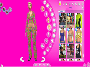 Sims 4 — Be-A-Barbie HotPink CAS background by BeABarbie — CAS background made for thesims4.