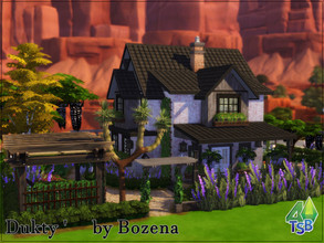 Sims 4 — Dukty by Bozena — The house is located in the Shady Acres district.StrangerVille Lot: 30x20 Value: $ 106 957 Lot