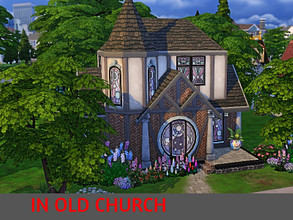Sims 4 — In old church by GenkaiHaretsu — House in old church for vintage family.