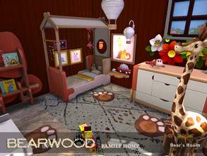 Sims 4 — Bearwood - Bear's Room by fredbrenny — Bear Brenny is quite a little busy man. He loves to read and be read to.