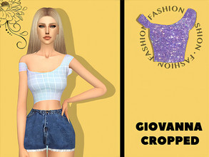 Sims 4 — Giovanna Cropped by VICCSS — All Lods Correct Weights Mesh exclusively by me Custom Thumbnail 20 Swatches Base