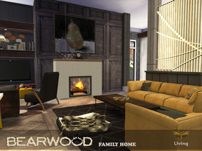 Sims 4 — Bearwood - Living by fredbrenny — Our living, slash, family room is overflowing with our family's TLC. Here we