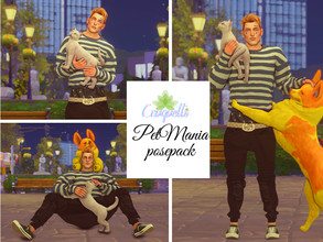 Sims 4 — Couquetts PetMania PosePack by couquett — there are 8 poses in total, in three pose grup posepack how to used?