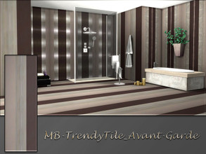 Sims 4 — MB-TrendyTile_Avant-Garde by matomibotaki — MB-TrendyTile_Avant-Garde, modern tile wall in differnt brown color