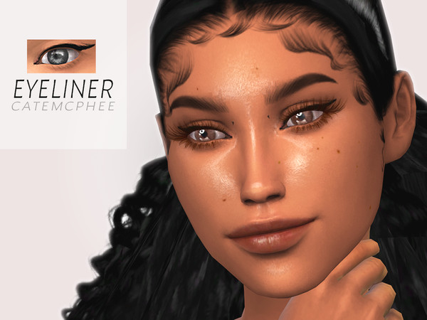 Sims 4 — EL-06 / Mya Eyeliner by catemcphee — - 2 different thicknesses - enjoy :)