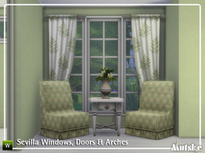 Sims 4 — Sevilla Square Construstionset Part 2 by Mutske — These type of windows and doors are based on spanish