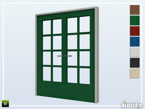 Sims 4 — Sevilla Square Door Glass 2x1 by Mutske — This door is part of the Sevilla Contructionset. Made by Mutske@TSR. 