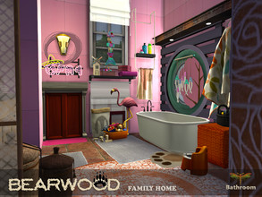 Sims 4 — Bearwood - Bathroom by fredbrenny — This is the main family bathroom, and it is downstairs. It used to be a