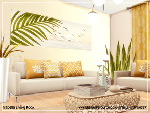 Sims 4 — Isabella - Living Room  by sharon337 — 6 x 5 Room $9,457 Please make sure you download all required Custom