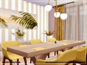 Sims 4 — Isabella - Dining Room by sharon337 — 5 x 5 Room $9,233 Please make sure you download all required Custom