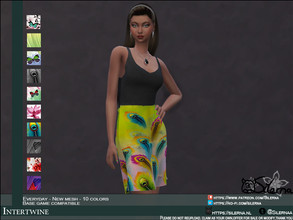 Sims 4 — Intertwine by Silerna — My first full body meshed outfit! Am I so proud? YEEES I am! I hope I can make many more