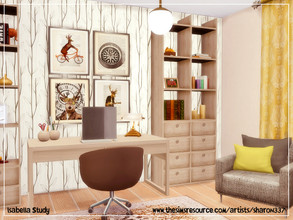 Sims 4 — Isabella - Study by sharon337 — 5 x 5 Room $16,820 Please make sure you download all required Custom Content for