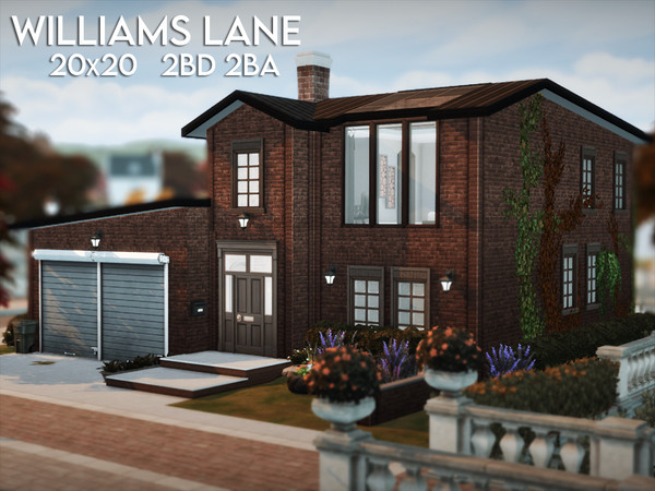 Sims 4 — Williams Lane by xogerardine — I have no idea how this came up but I'm pretty sure I imagined it. Thanks to my