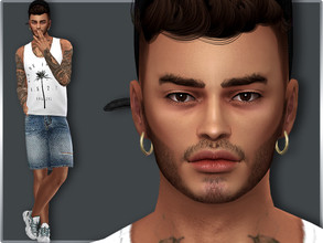 Sims 4 — Max Carter by MSQSIMS — Name : Max Carter Age : Young Adult Aspiration: Bodybuilder Traits: Active,Cheerful,Bro