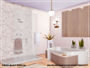 Sims 4 — Isabella - Master Bathroom by sharon337 — 6 x 7 Room $27,066 Please make sure you download all required Custom