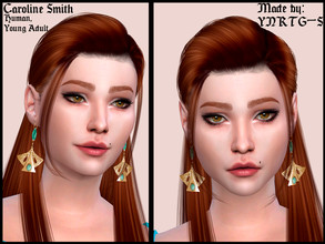 Sims 4 — Caroline Smith by YNRTG-S — Caroline is quite a "colorful" person, which reflects in her both