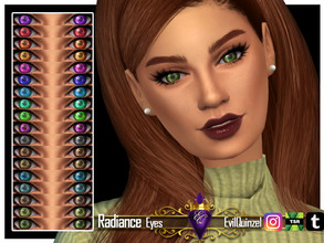 Sims 4 — Radiance Eyes by EvilQuinzel — - Facepaint category; - Female and male; - Toddler + ; - All species; - 18
