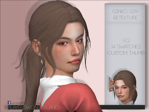 Sims 4 — Daisysims Hair G29 *MESH NEEDED* by PlayersWonderland — _Original Mesh by Daisysims/ Ginko _HQ _Custom thumbnail