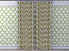 Sims 4 — Spring Is Coming Curtains by seimar8 — Bright and modern curtains. Part of Spring is Coming Set. Base Game